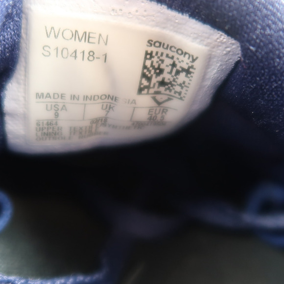 Saucony Shoes Womens 9 Kinvara Road Running Sneakers Athletic Trainer Sport Blue - Picture 8 of 13